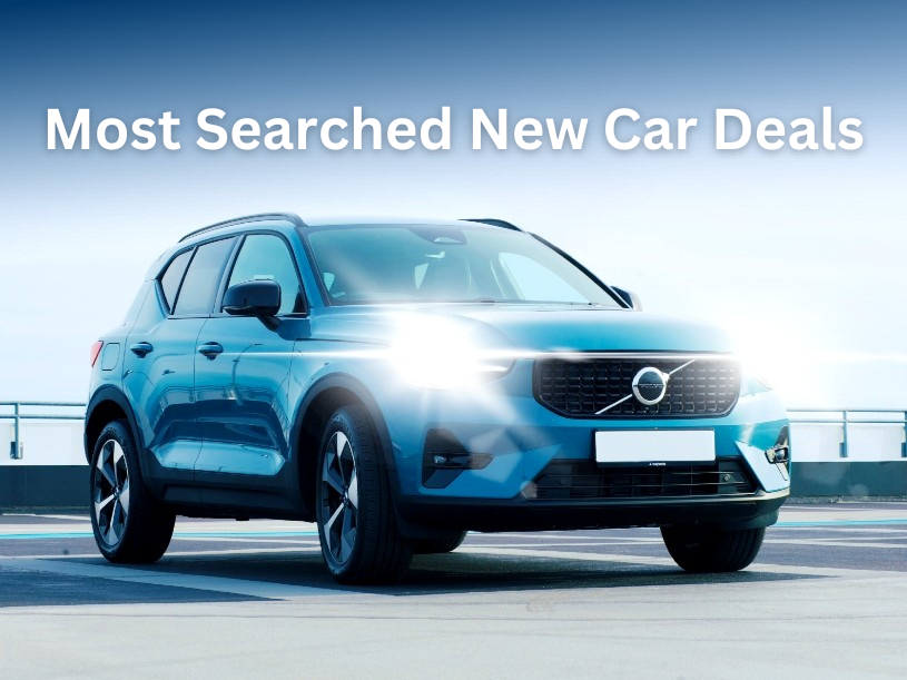 Volvo with bright headlights